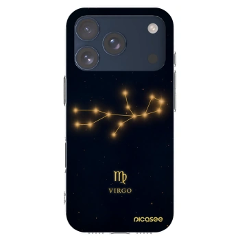 Picasee silikonowe przeźroczyste etui na Apple iPhone 17 Pro - VIRGO