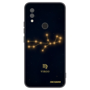 Picasee silikonowe czarne etui na Xiaomi Redmi 7 - VIRGO