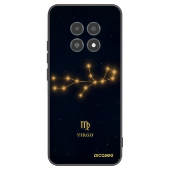 Picasee silikonowe czarne etui na Realme 12X - VIRGO
