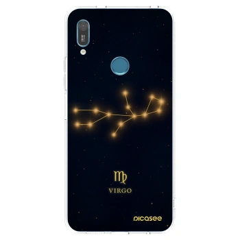 Picasee silikonowe przeźroczyste etui na Huawei Y6 2019 - VIRGO