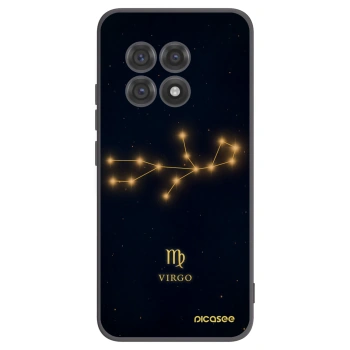 Picasee silikonowe czarne etui na OnePlus 13R 5G - VIRGO