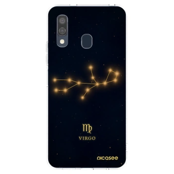 Picasee silikonowe przeźroczyste etui na Samsung Galaxy A40 A405F - VIRGO