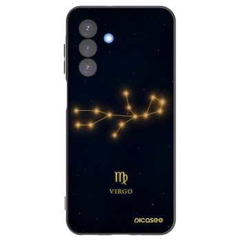 Picasee silikonowe czarne etui na Samsung Galaxy A17 5G - VIRGO