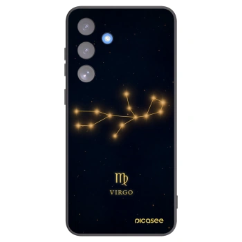 Picasee silikonowe czarne etui na Samsung Galaxy S25 FE 5G - VIRGO