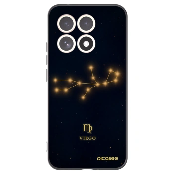 Picasee silikonowe czarne etui na Xiaomi 15T - VIRGO