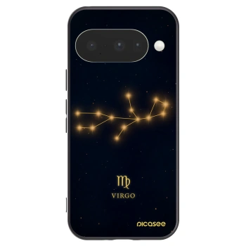 Picasee silikonowe czarne etui na Google Pixel 10 - VIRGO