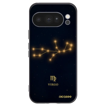 Picasee silikonowe czarne etui na Google Pixel 10 Pro - VIRGO