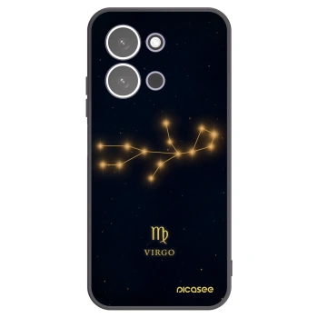 Picasee silikonowe czarne etui na Xiaomi Redmi 15C 5G - VIRGO