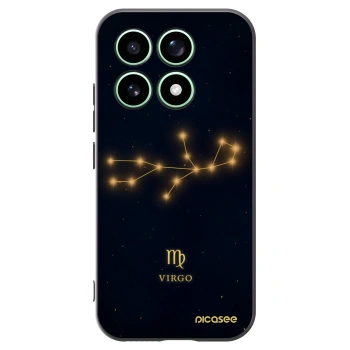 Picasee silikonowe czarne etui na Xiaomi 17 - VIRGO