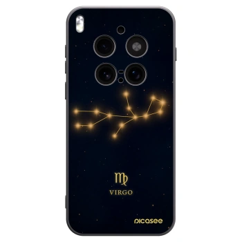 Picasee silikonowe czarne etui na Vivo X300 Pro - VIRGO