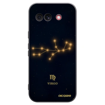 Picasee silikonowe czarne etui na Google Pixel 10a - VIRGO