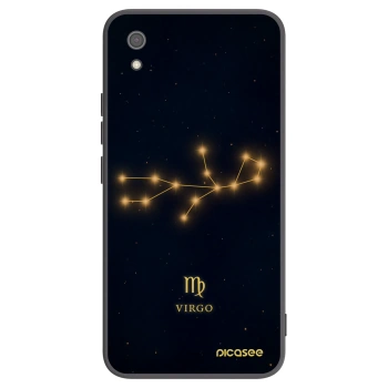Picasee silikonowe czarne etui na Xiaomi Redmi 7A - VIRGO