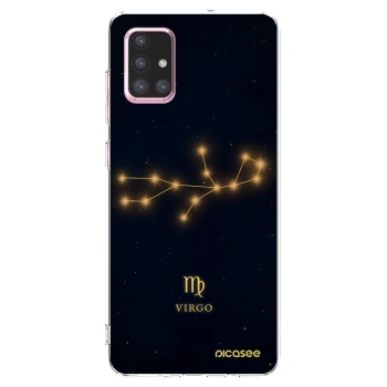 Picasee silikonowe przeźroczyste etui na Samsung Galaxy A71 A715F - VIRGO
