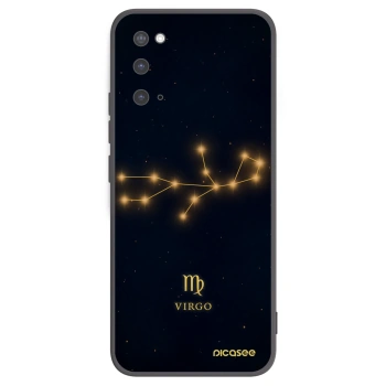 Picasee silikonowe czarne etui na Samsung Galaxy S20 G980F - VIRGO