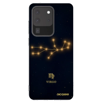 Picasee silikonowe przeźroczyste etui na Samsung Galaxy S20 Ultra 5G G988F - VIRGO