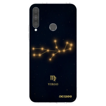 Picasee silikonowe przeźroczyste etui na Huawei P40 Lite E - VIRGO