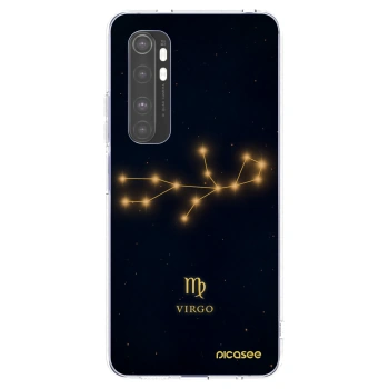 Picasee silikonowe przeźroczyste etui na Xiaomi Mi Note 10 Lite - VIRGO