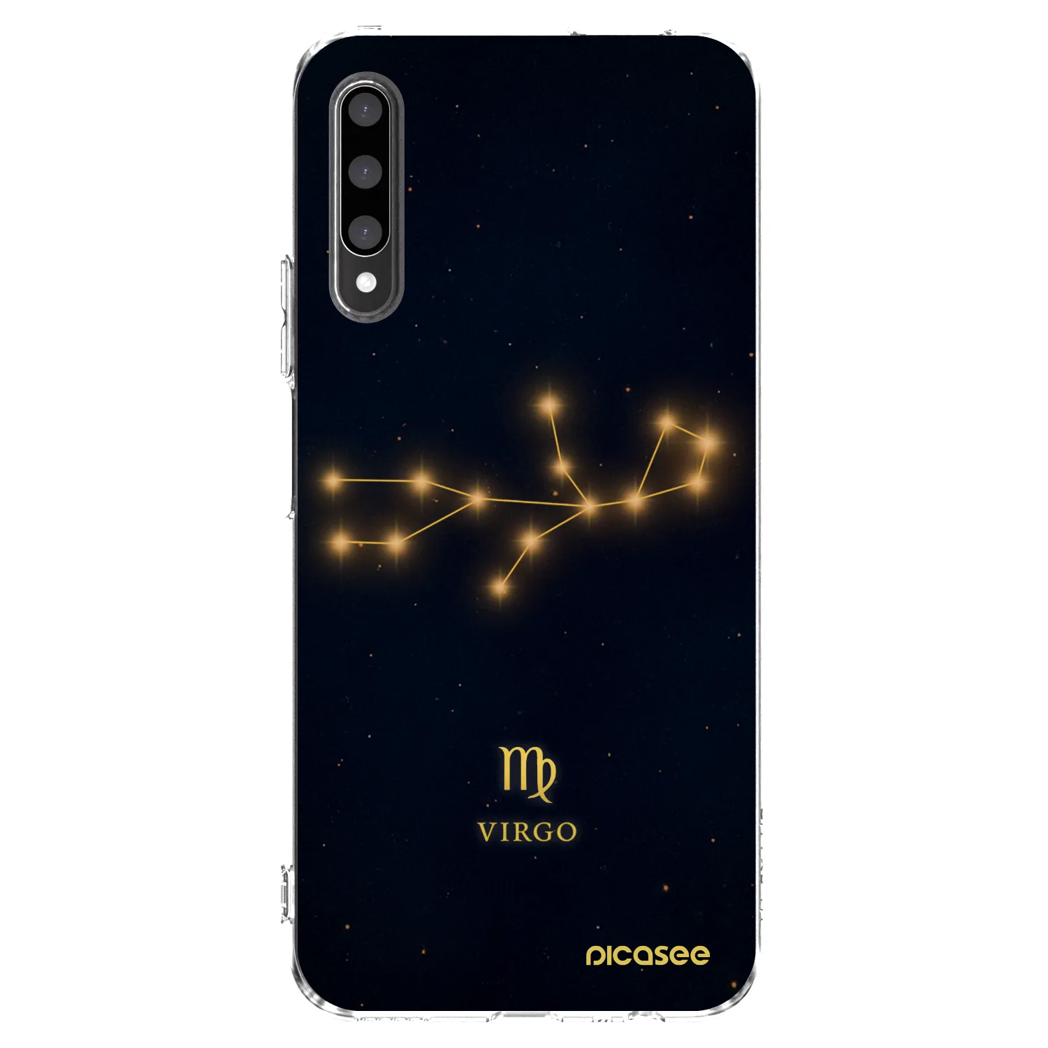 Picasee silikonowe przeźroczyste etui na Honor 9X Pro - VIRGO