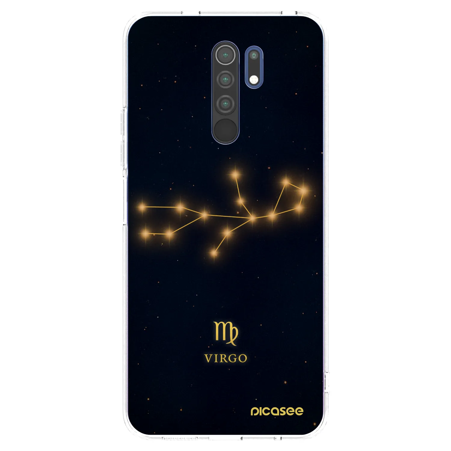 Picasee silikonowe przeźroczyste etui na Xiaomi Redmi 9 - VIRGO
