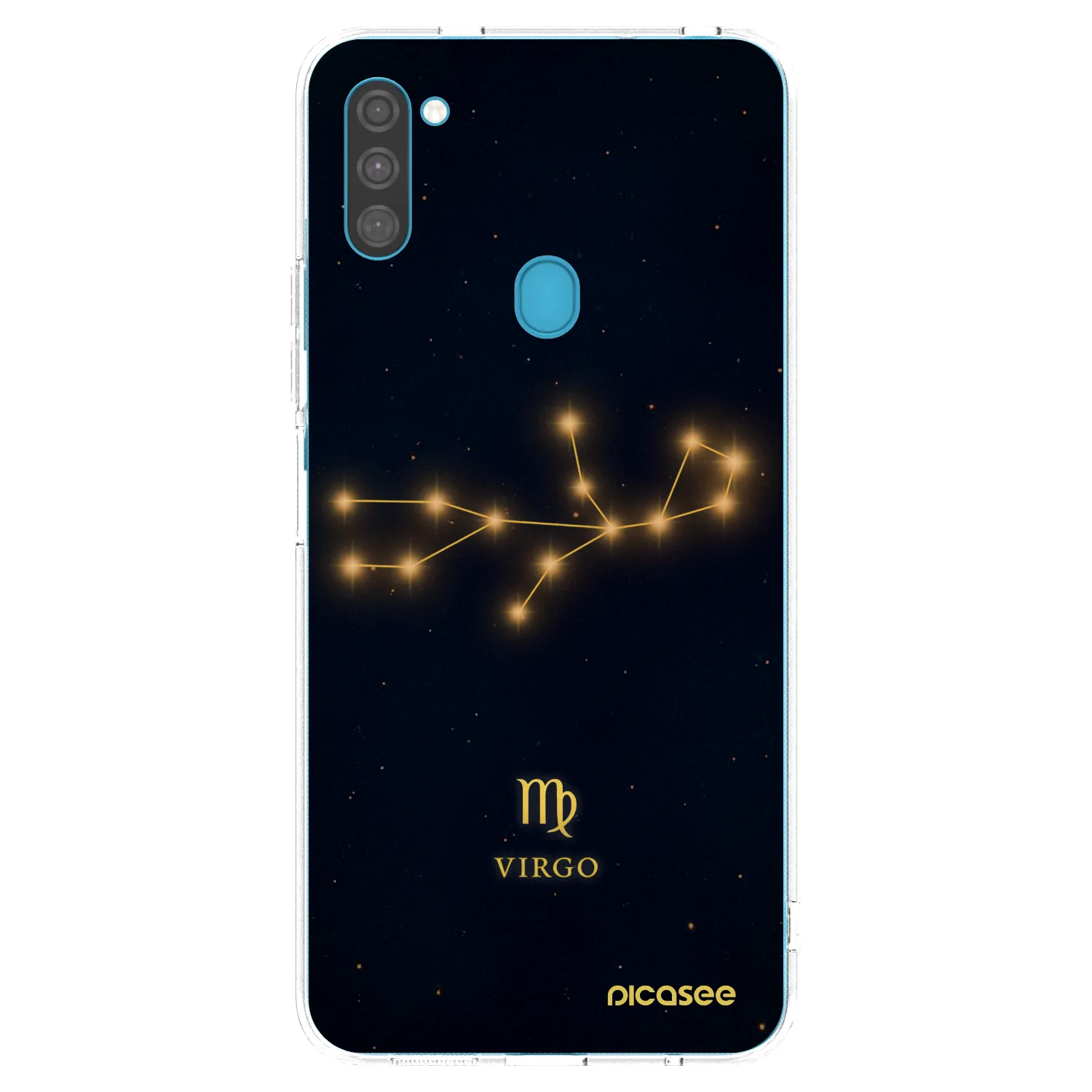 Picasee silikonowe przeźroczyste etui na Samsung Galaxy M11 - VIRGO