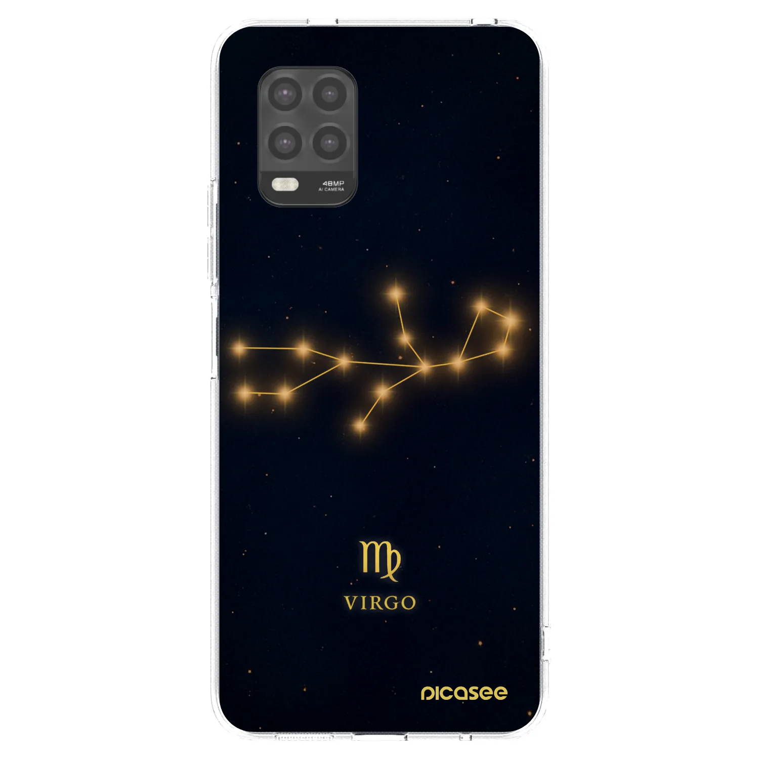 Picasee silikonowe przeźroczyste etui na Xiaomi Mi 10 Lite - VIRGO