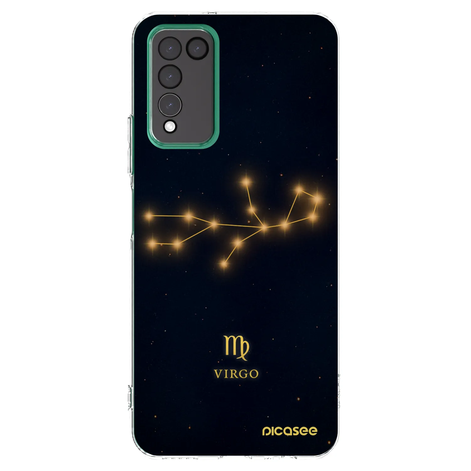 Picasee silikonowe przeźroczyste etui na Honor 10X Lite - VIRGO