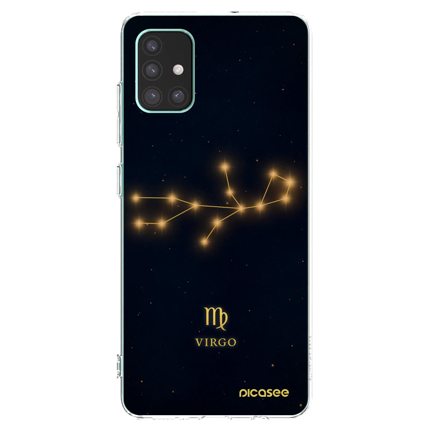 Picasee silikonowe przeźroczyste etui na Samsung Galaxy M51 M515F - VIRGO