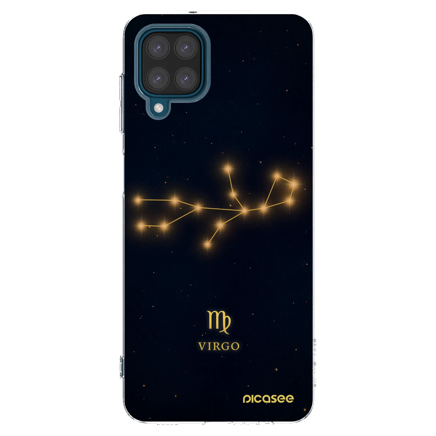 Picasee silikonowe przeźroczyste etui na Samsung Galaxy A12 A125F - VIRGO