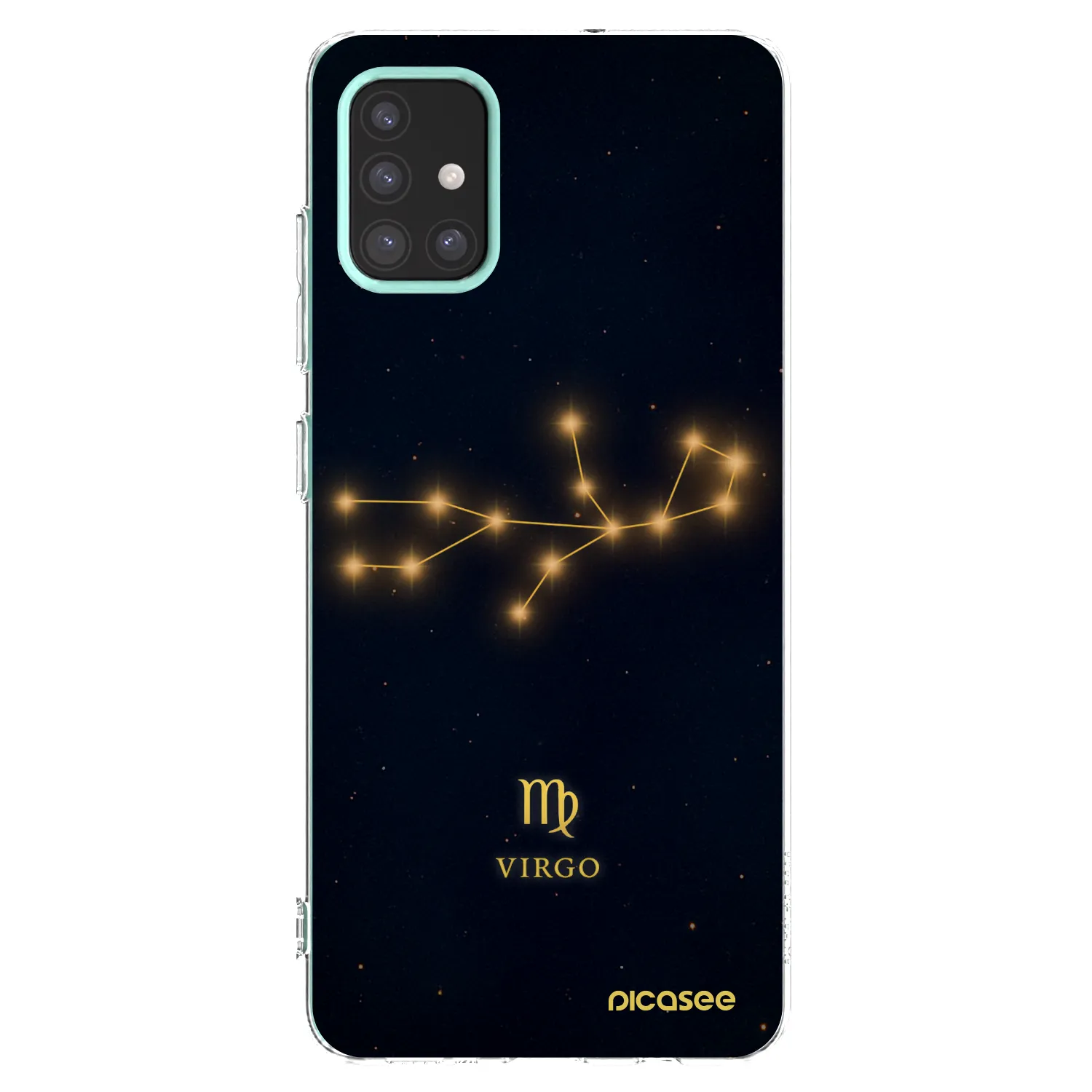 Picasee silikonowe przeźroczyste etui na Samsung Galaxy M31s - VIRGO