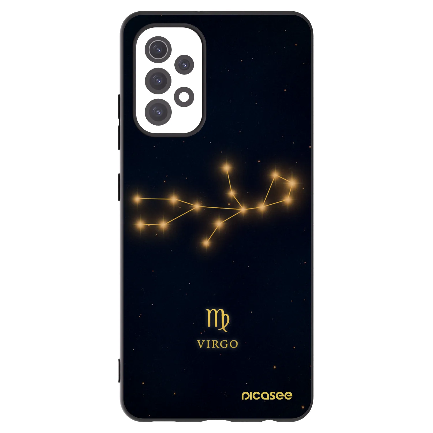 Picasee silikonowe czarne etui na Samsung Galaxy A32 5G A326B - VIRGO