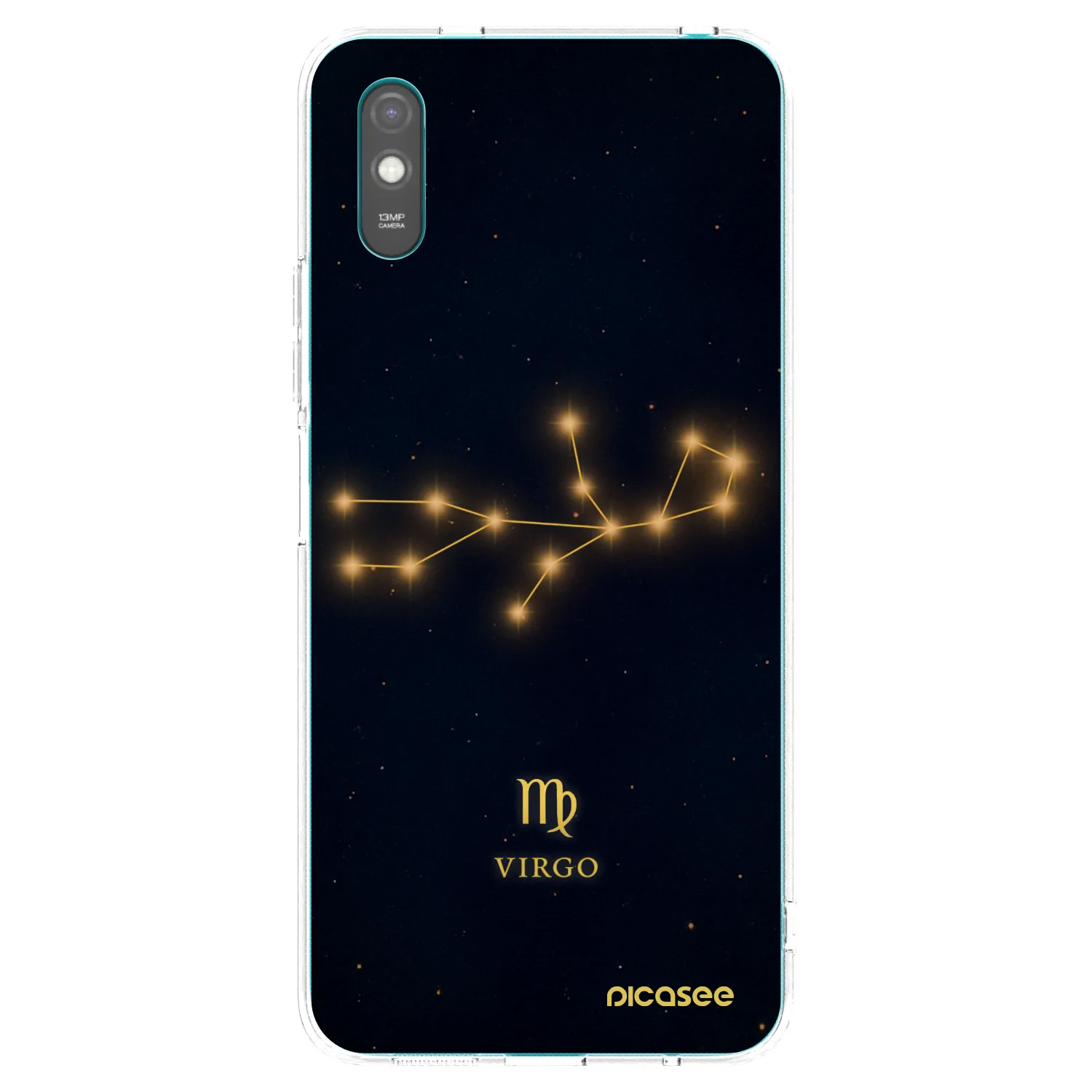 Picasee silikonowe przeźroczyste etui na Xiaomi Redmi 9AT - VIRGO
