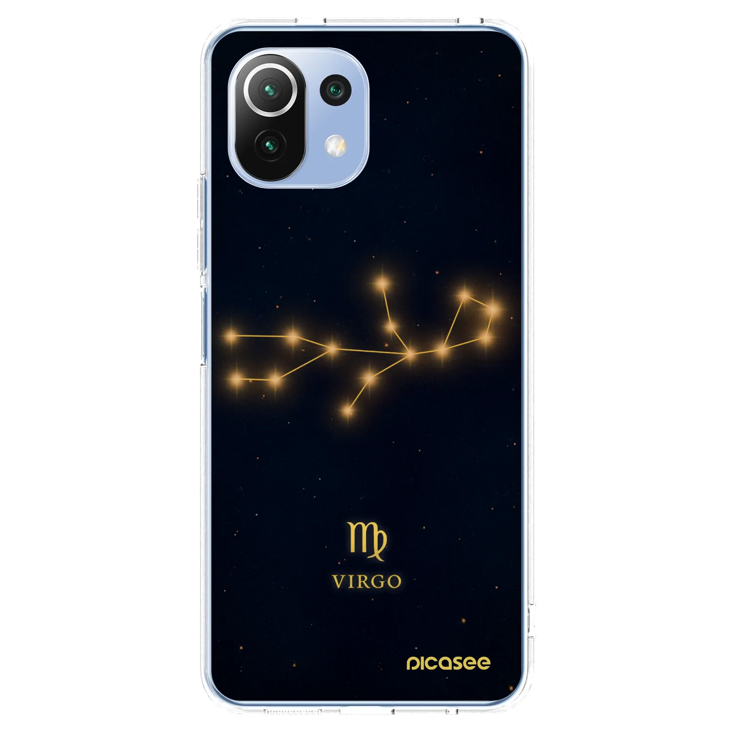Picasee silikonowe przeźroczyste etui na Xiaomi Mi 11 Lite - VIRGO