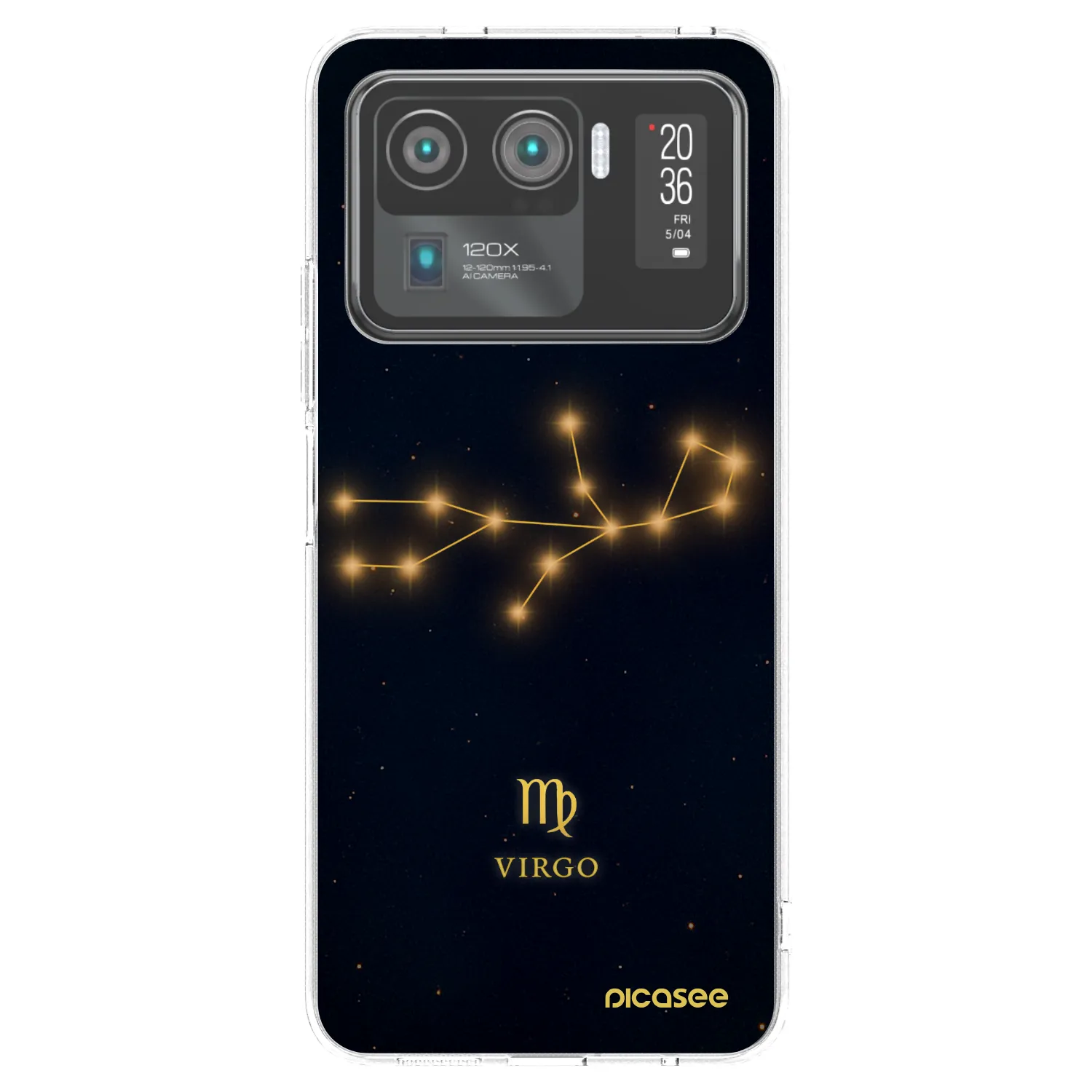Picasee silikonowe przeźroczyste etui na Xiaomi Mi 11 Ultra - VIRGO