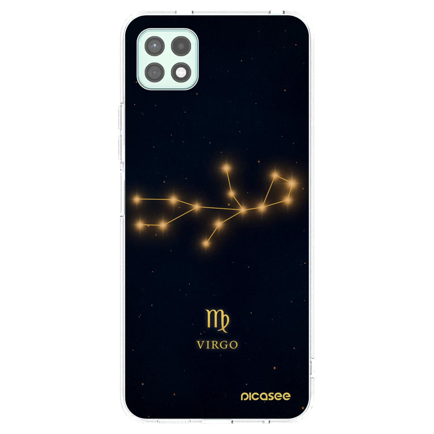 Picasee silikonowe przeźroczyste etui na Samsung Galaxy A22 A226B 5G - VIRGO