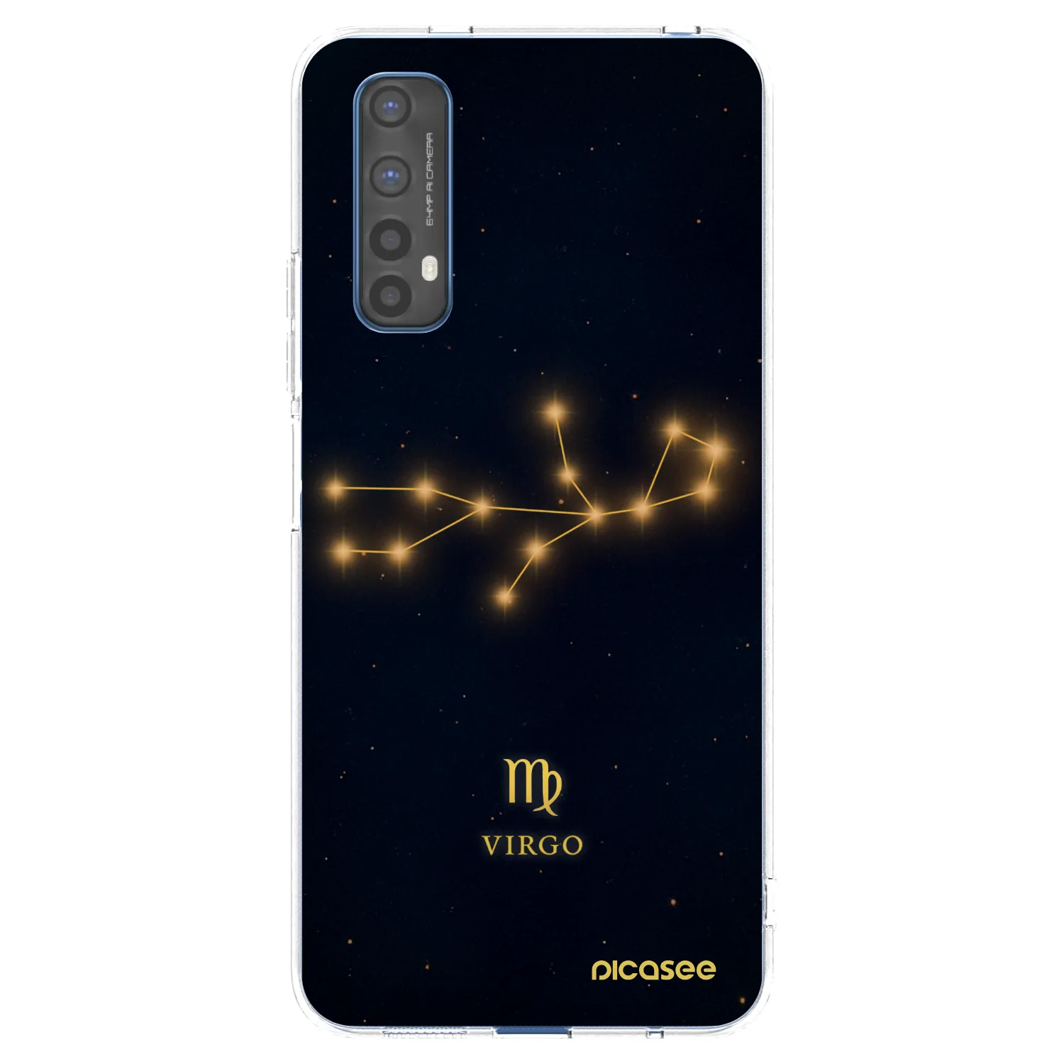 Picasee silikonowe przeźroczyste etui na Realme 7 - VIRGO