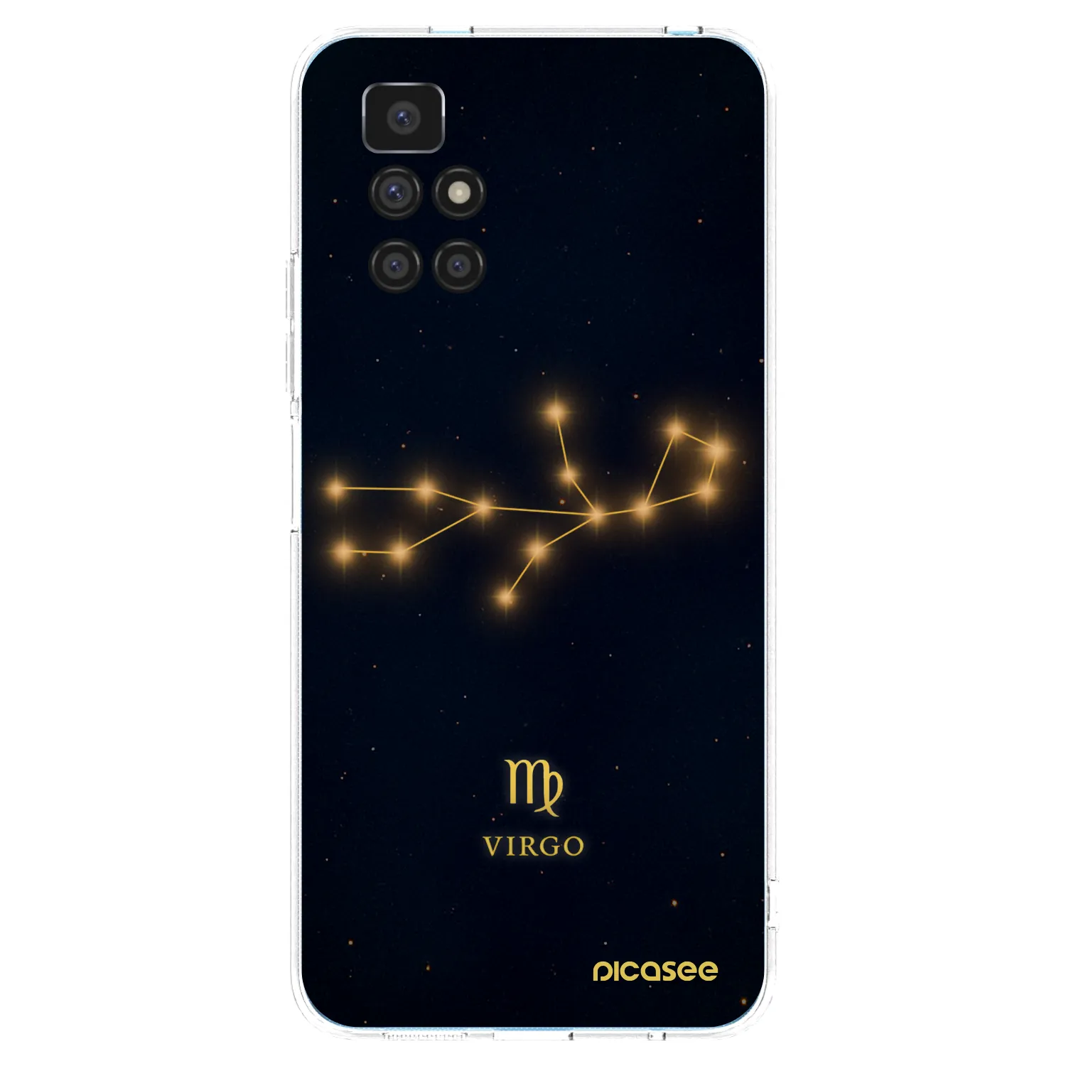 Picasee silikonowe przeźroczyste etui na Xiaomi Redmi 10 - VIRGO