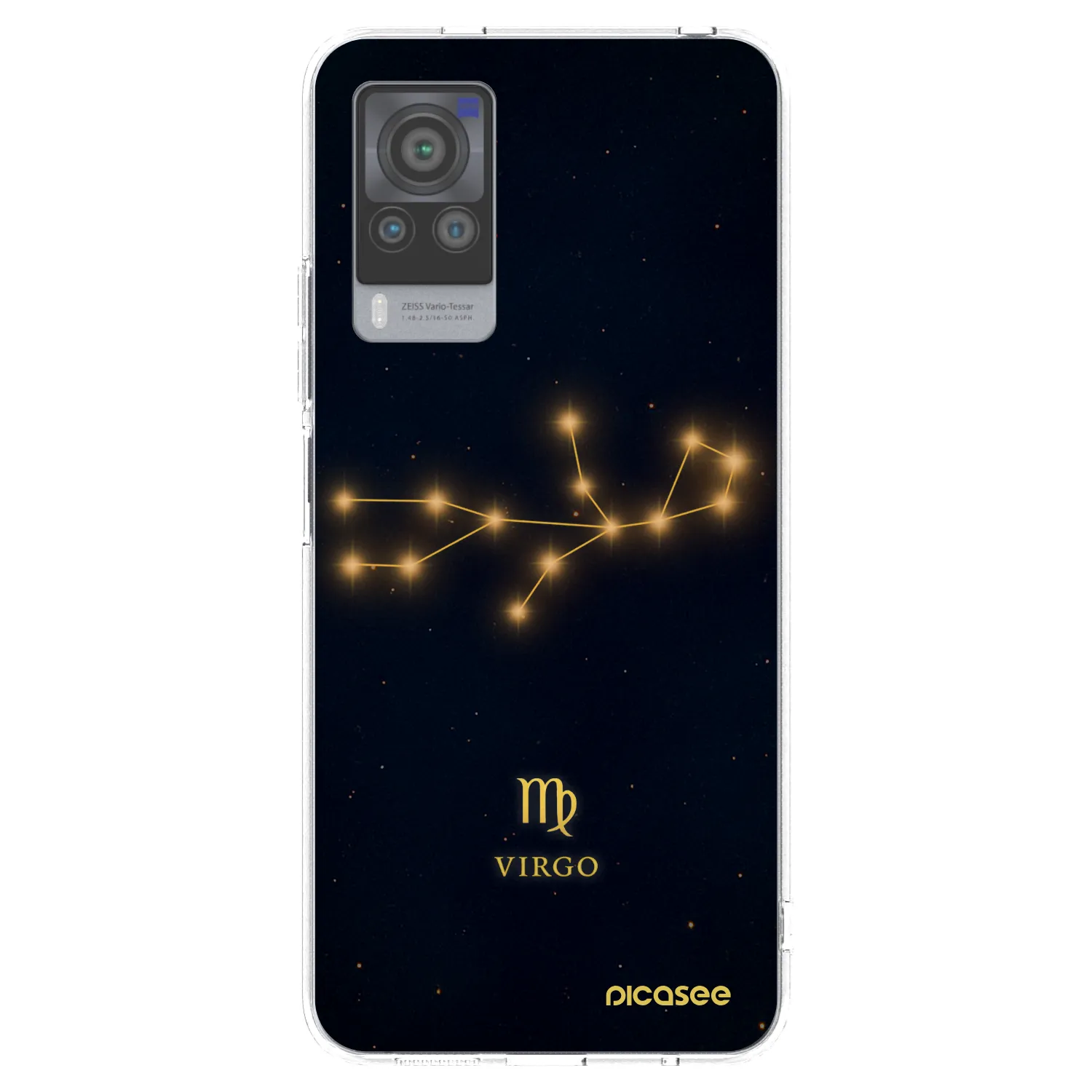 Picasee silikonowe przeźroczyste etui na Vivo X60 Pro 5G - VIRGO