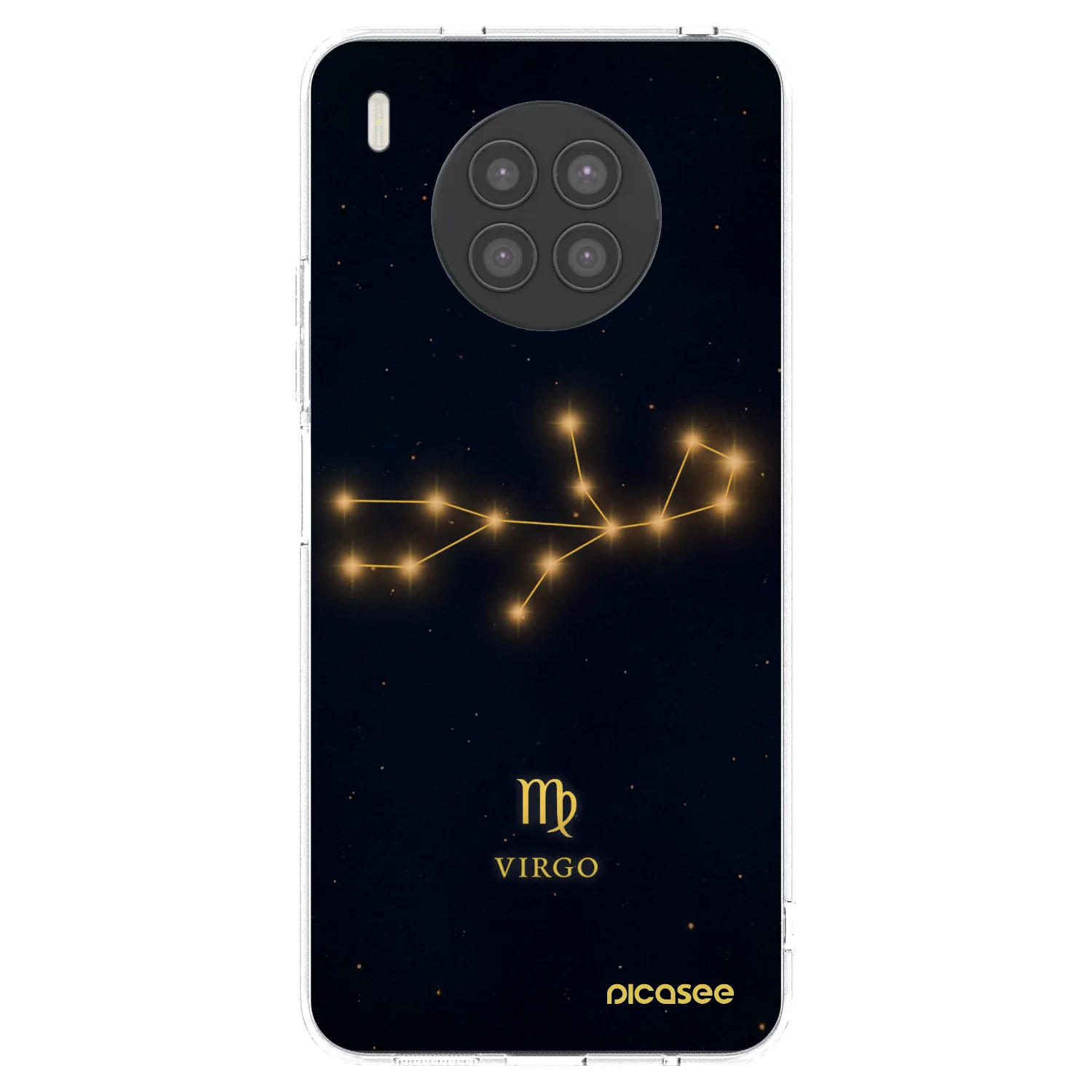 Picasee silikonowe przeźroczyste etui na Huawei Nova 8i - VIRGO