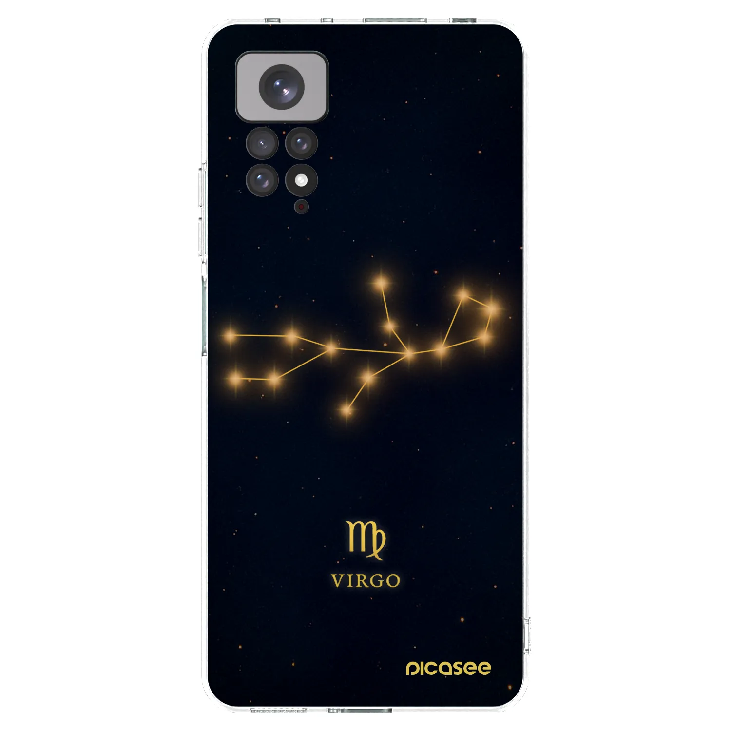 Picasee silikonowe przeźroczyste etui na Xiaomi Redmi Note 11S 4G - VIRGO