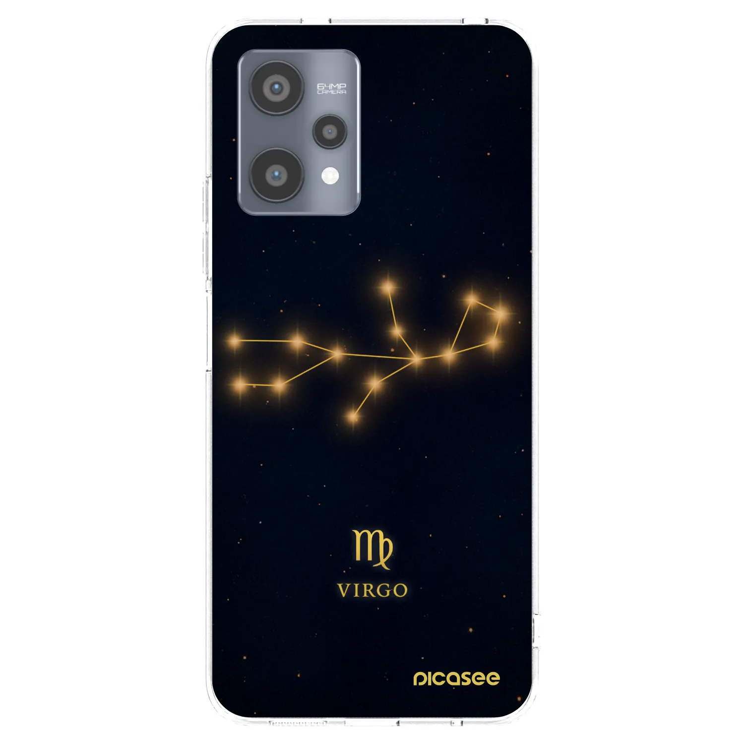 Picasee silikonowe przeźroczyste etui na Realme 9 Pro 5G - VIRGO