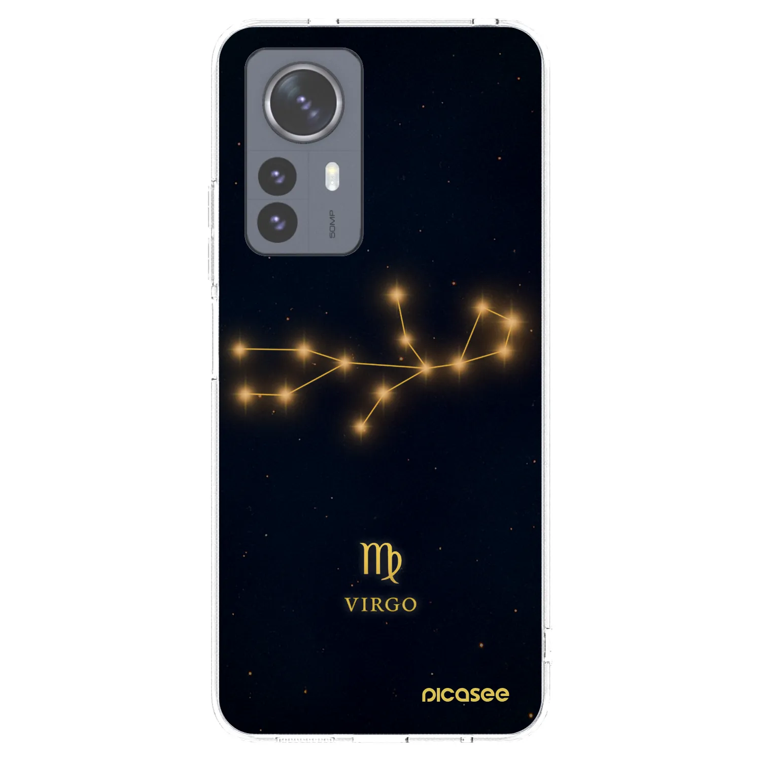Picasee silikonowe przeźroczyste etui na Xiaomi 12 Pro - VIRGO