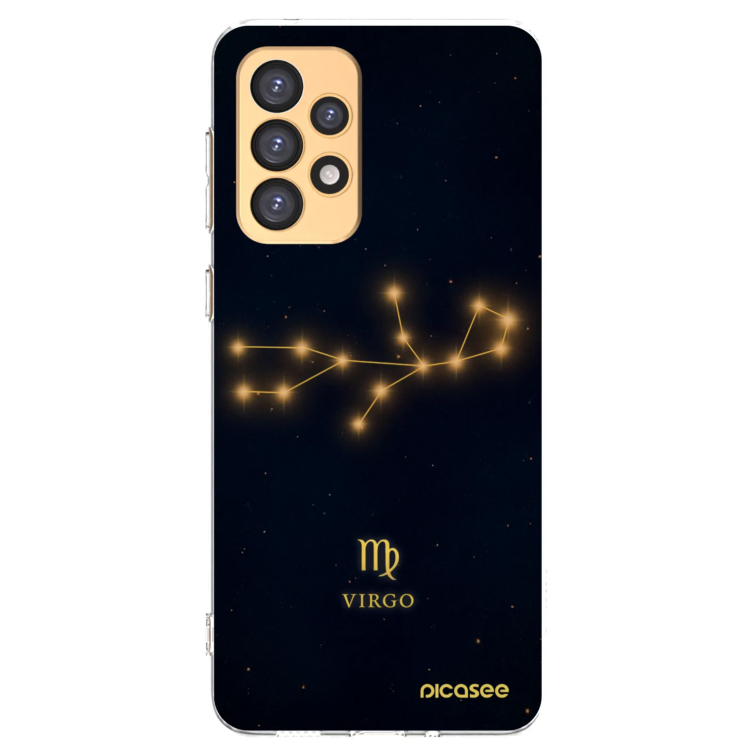 Picasee silikonowe przeźroczyste etui na Samsung Galaxy A33 5G A336 - VIRGO