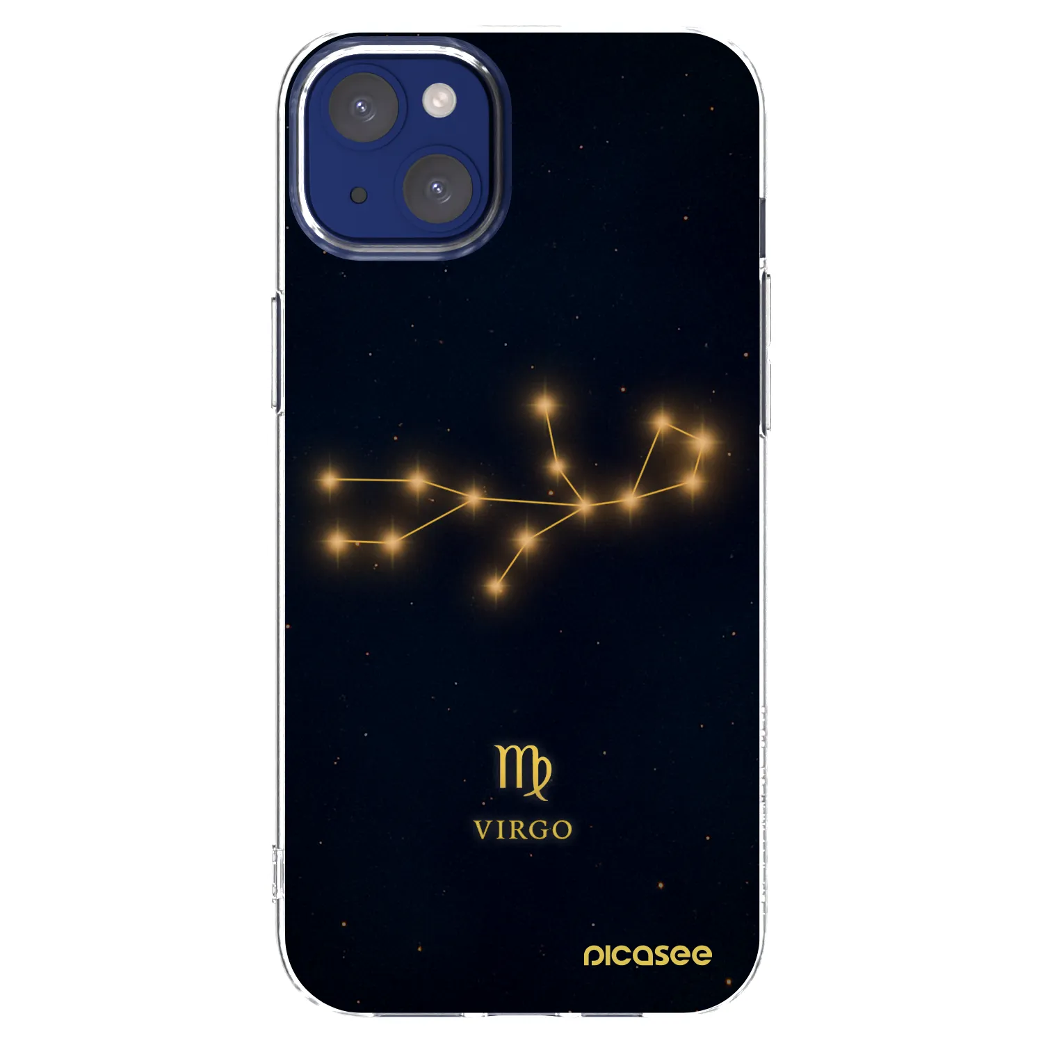 Picasee silikonowe przeźroczyste etui na Apple iPhone 14 Plus - VIRGO