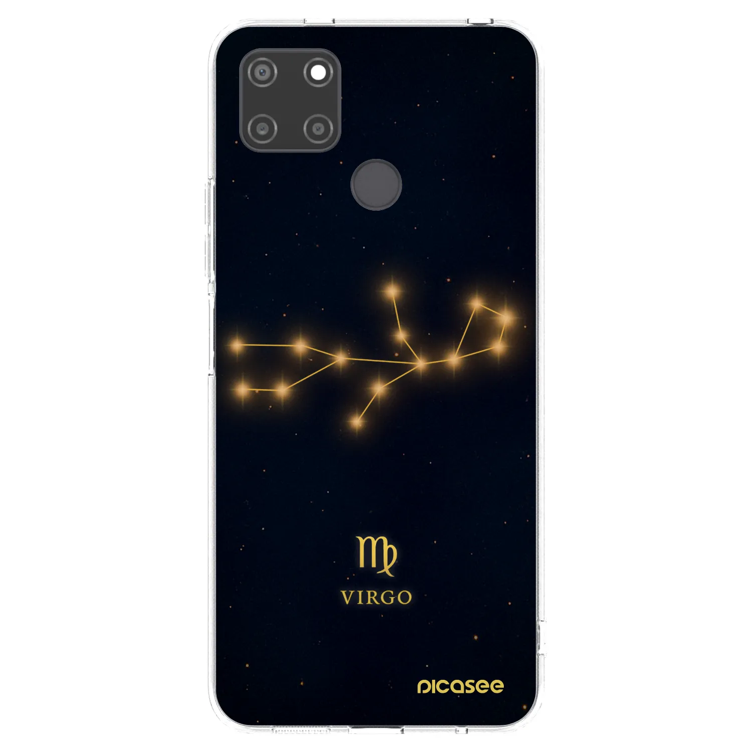 Picasee silikonowe przeźroczyste etui na Realme C21Y - VIRGO