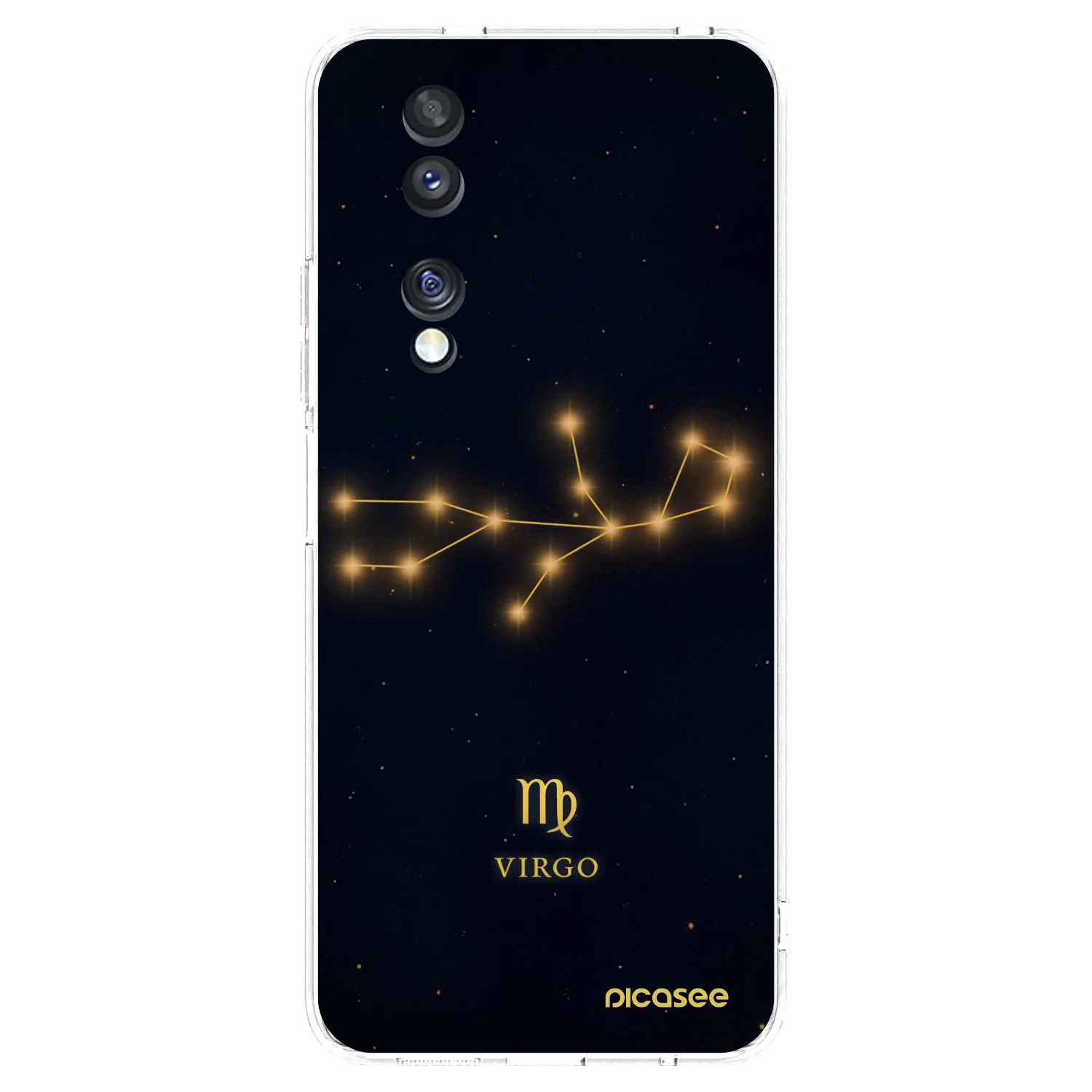 Picasee silikonowe przeźroczyste etui na Honor 70 - VIRGO