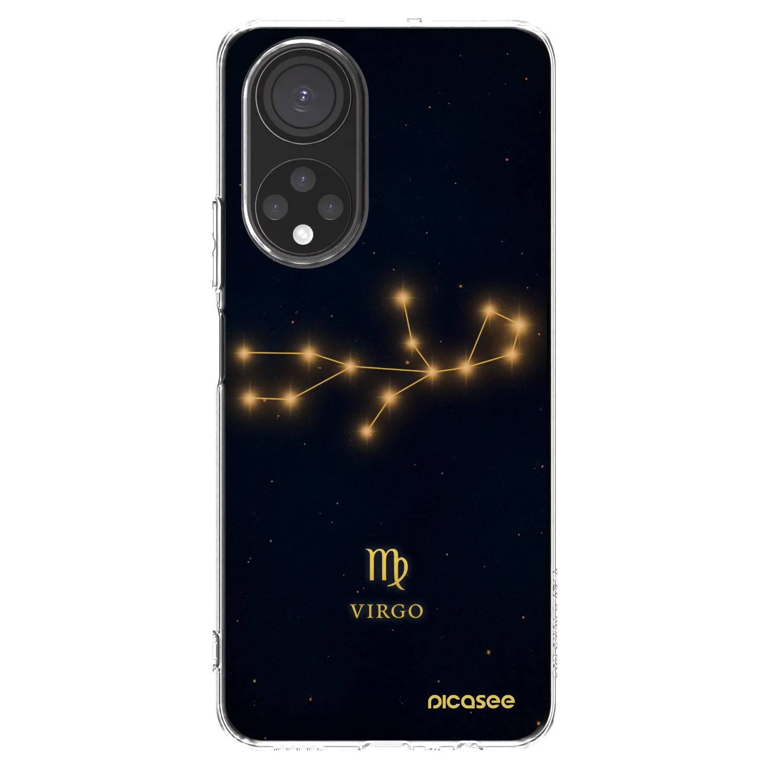 Picasee silikonowe przeźroczyste etui na Honor X7 - VIRGO