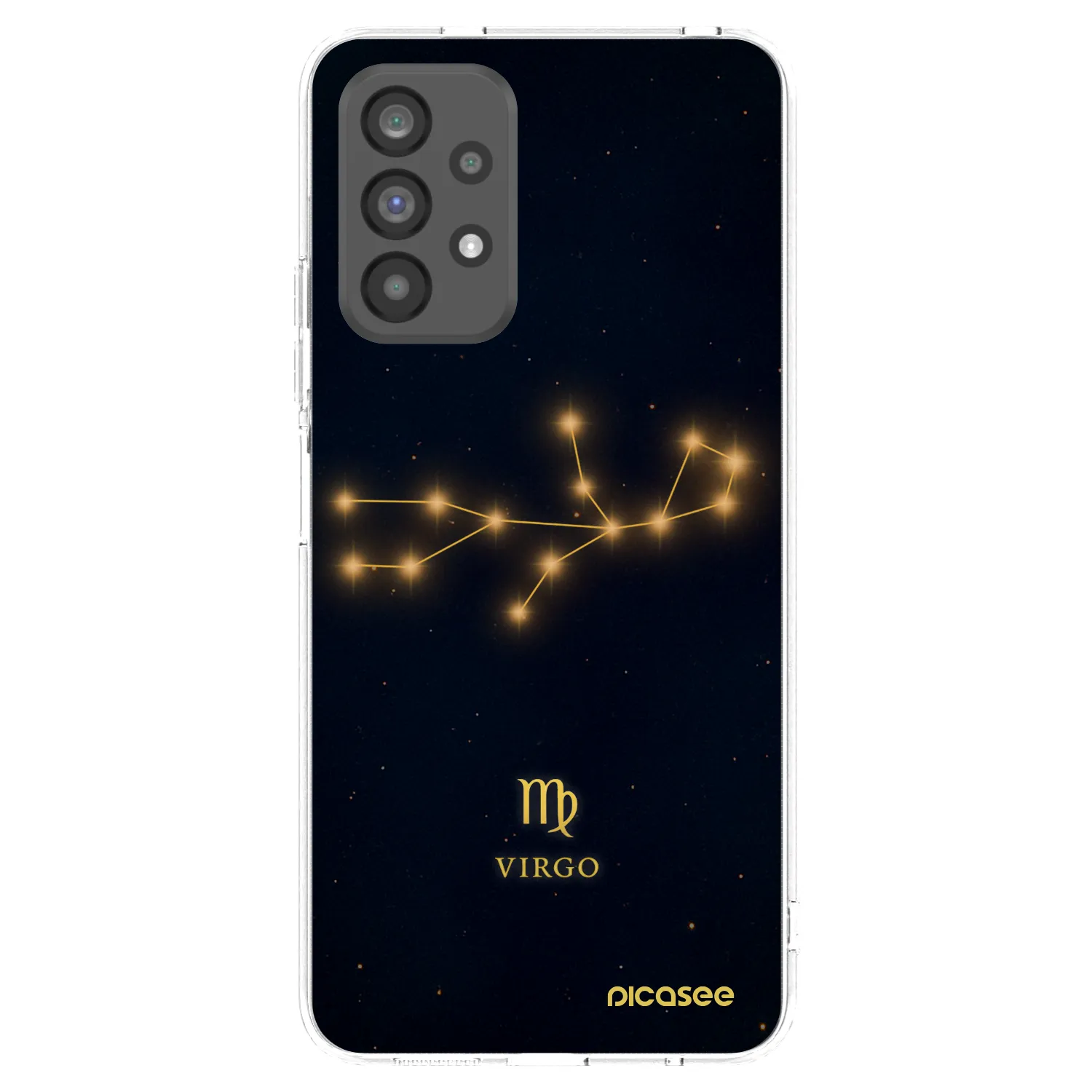 Picasee silikonowe przeźroczyste etui na Samsung Galaxy A73 5G - VIRGO