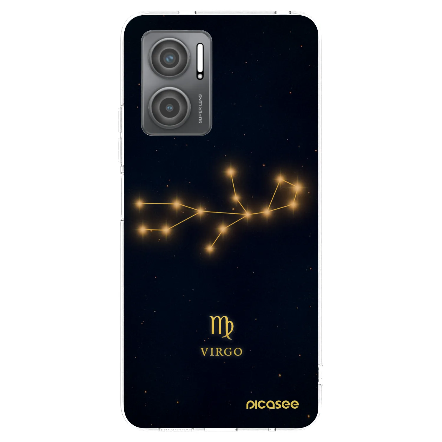 Picasee silikonowe przeźroczyste etui na Xiaomi Redmi 10 5G - VIRGO