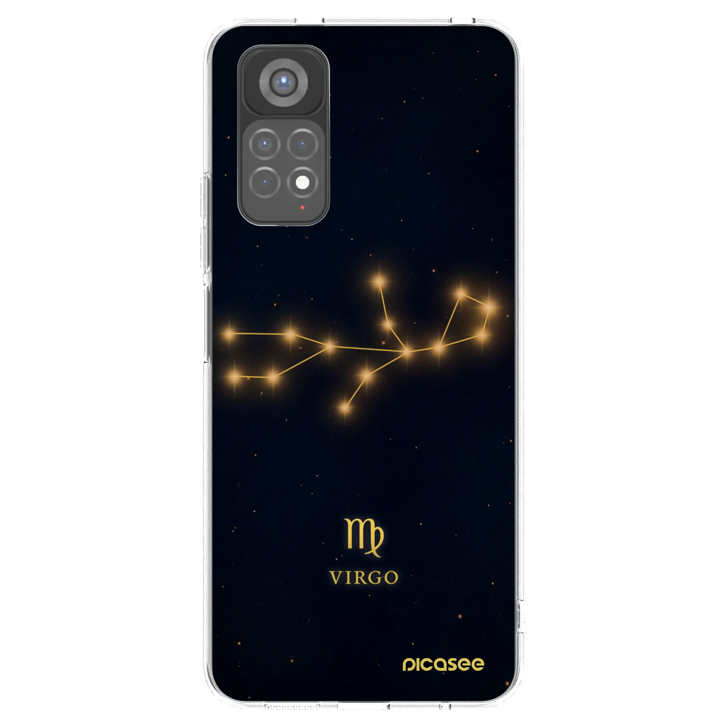 Picasee silikonowe przeźroczyste etui na Xiaomi Redmi Note 11S 5G - VIRGO
