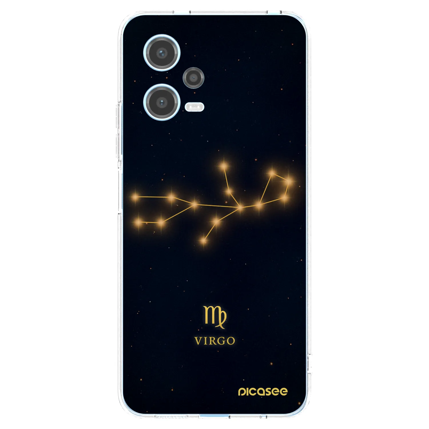 Picasee silikonowe przeźroczyste etui na Xiaomi Redmi Note 12 5G - VIRGO